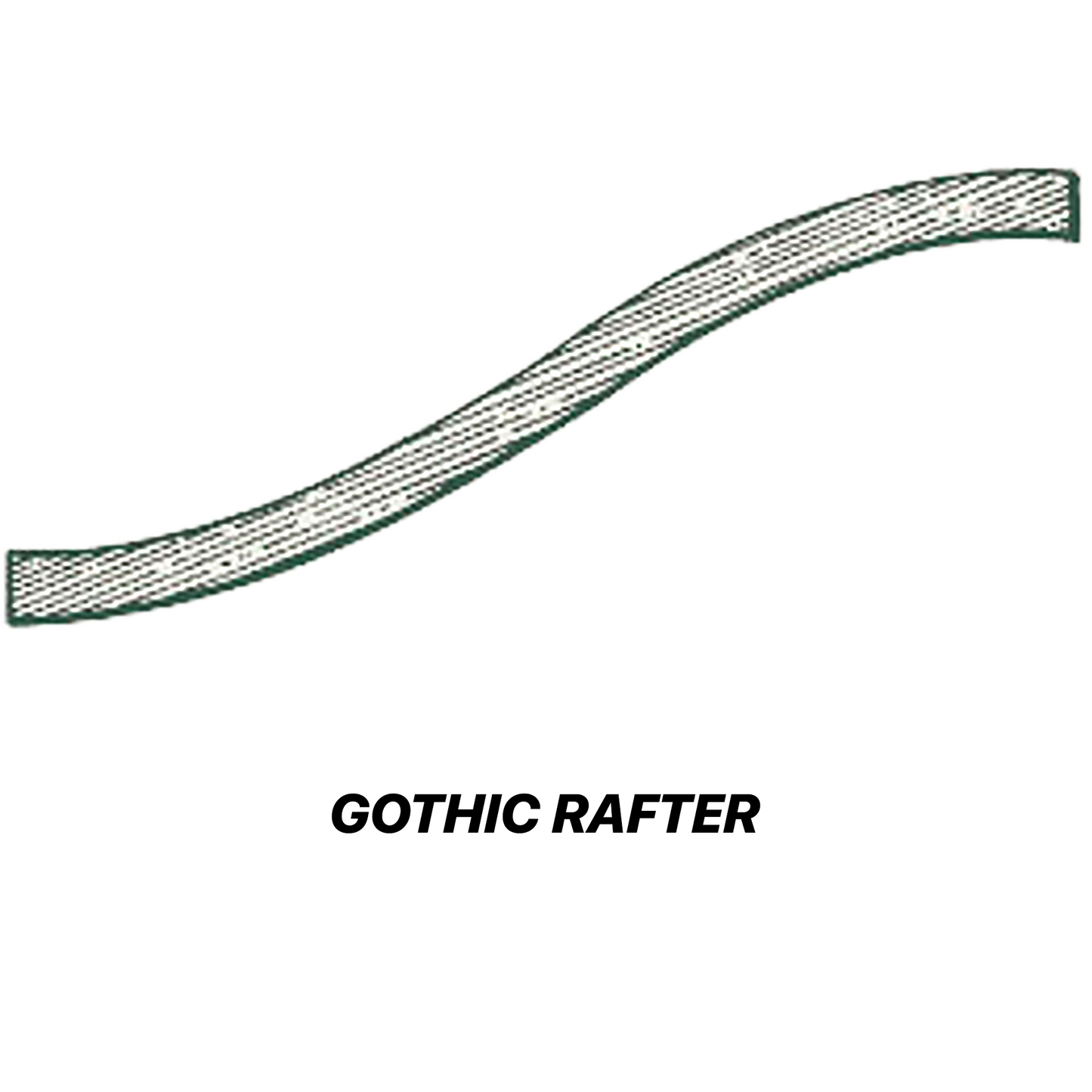 Rafters- Gothic Hips (Timber size: 175mm x 42mm)